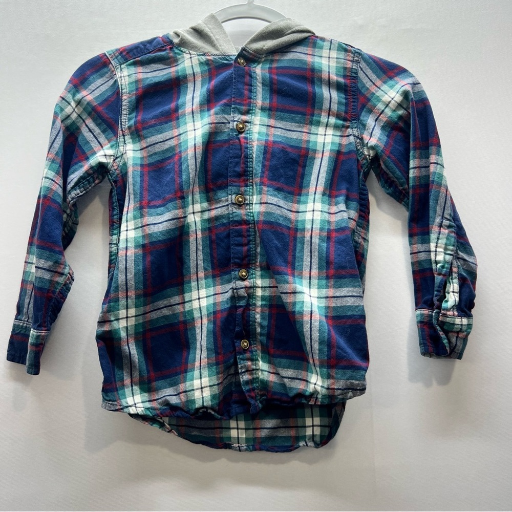 Carter's Blue and Red Button Down Shirt